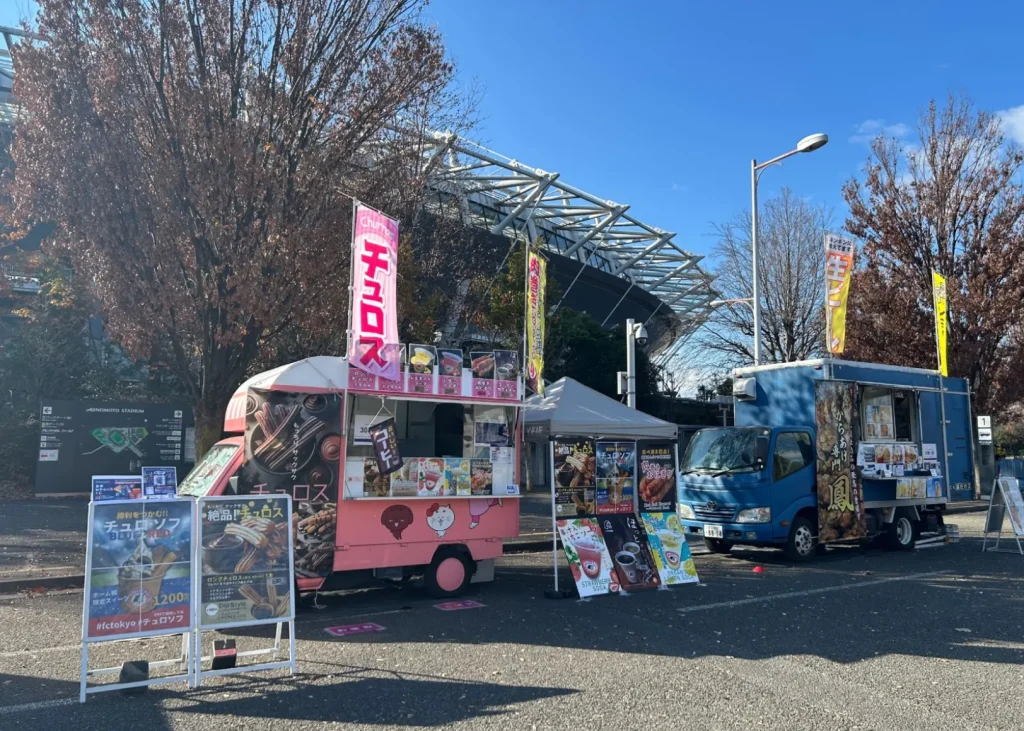 キッチンカー　サッカー